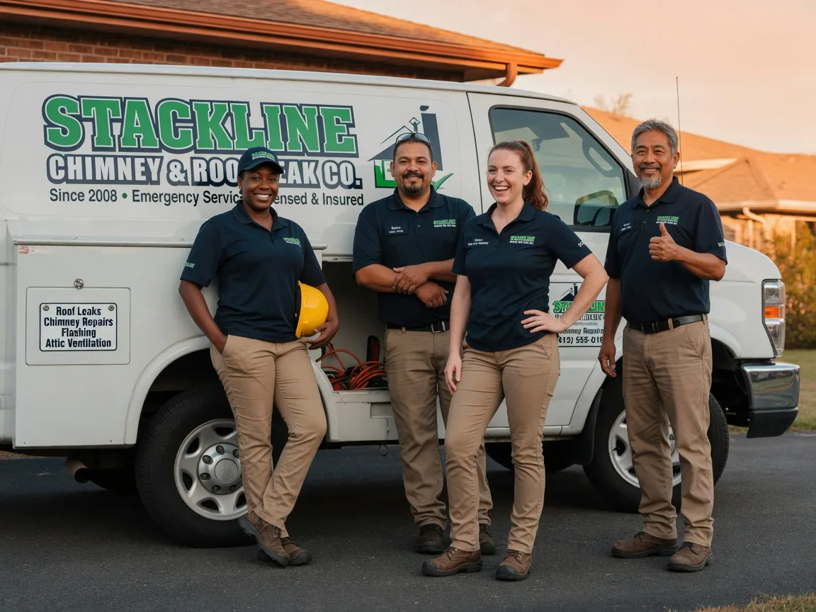 Chimney flashing repair company in Harrisville, OH